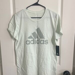 adidas Light Mint Graphic Logo Tee